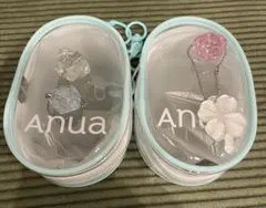 Anua 限定ポーチ　2個セット　エコバッグ