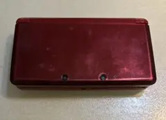 【ジャンク品・動作確認済】ニンテンドー3DS レッド 本体 SDカード付き