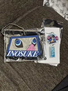 鬼滅の刃　嘴平伊之助　イオンアクリルキーホルダー　ポップコーン特典