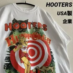 USA製 HOOTERS フーターズ 射撃 ターゲット Tシャツ 企業 90sのサムネイル