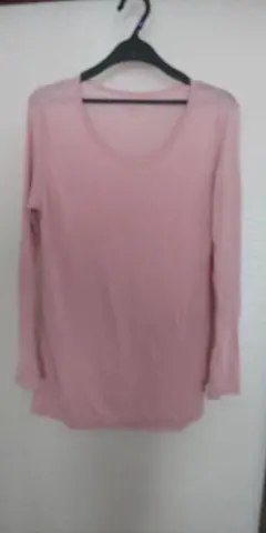 ヒートテック 150cm 長袖シャツ ユニクロキッズ ピンク 黒 グレー 3枚