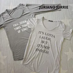 JURIANO JURRIE ロゴTシャツ 2枚セットまとめ売りレディースのサムネイル