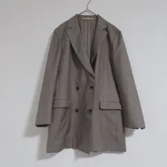 オリヒカ 洗えるスーツ ジャケット グレージュ L きれいめ 通勤 セレモニー