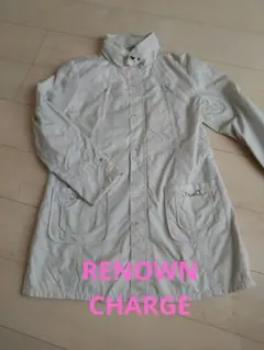 レナウン　CHARGE　コート フロントポケット付き