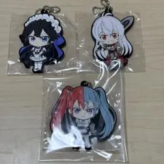 無限ガチャでレベル9999 ラバーマスコット 　3個セット