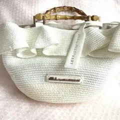 ストローバンブーハンドルバッグ JILL by JILL STUART ホワイトのサムネイル