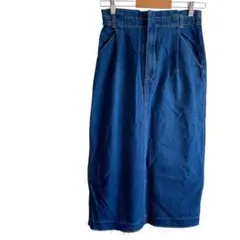 【美品】Chico de Paris デニムスカート　ウエストゴムのサムネイル