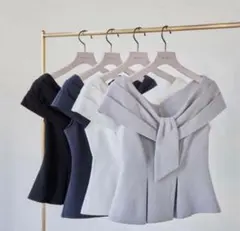 Her lip to Lily Shawl Peplum Top Sサイズ - メルカリ