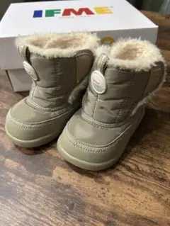 IFME 脱ぎ履き簡単ブーツ 12.5cm ベージュ