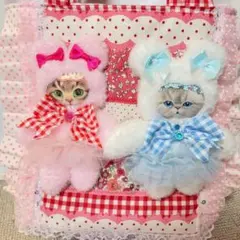 し*ず様 ルミ&リトルサンダーちゃんフリルトートバッグ　コヤンイサムチョン　ぬい