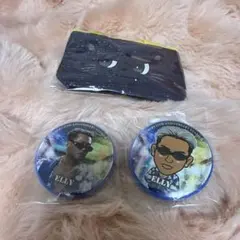 ELLY 缶バッジ 2個セット×ミニポーチ