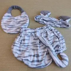 トラ柄コスチューム 80cm スリコ 寅 ベビー コスプレ 赤ちゃん ハロウィン