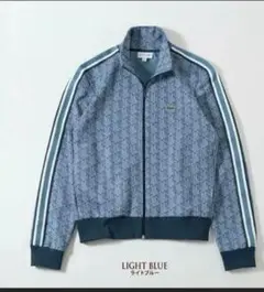 ラコステ ジャガード トラックジャケット モノグラム 総柄 ジップアップ XL