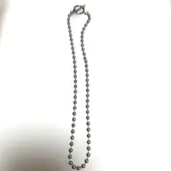 ボールチェーンネックレス シルバーカラー