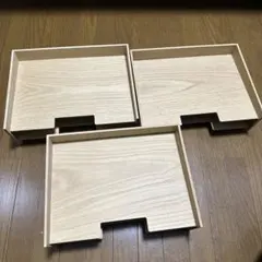無印良品 ベッド下収納 大 キャスター付き オーク材 2個セット - メルカリ