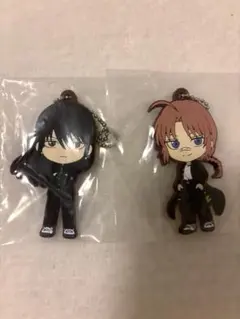 銀八先生一番くじラバーストラップセット 桂、神威