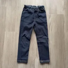 無印良品 キッズ　ジャージーストレッチデニム調レギンスパンツ 110