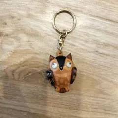 ハウステンボス　フクロウデザイン キーホルダー