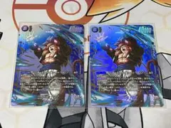 ドラゴンボールSCGフュージョンワールド　ＳＣＲ☆ ゴジータ：ＧＴ　２枚　黒