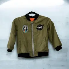 NASA ボンバージャケット オリーブグリーン