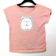 a.v.v すみっコぐらしTシャツ スパンコールしろくま　ねこ120半袖トップスのサムネイル