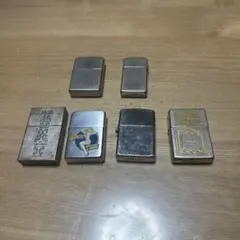 軽*剛様 ZIPPOライターセット 多様なデザイン6個 断捨離 大掃 - メルカリ