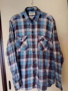 メンズLevi's チェック柄長袖シャツ XLのサムネイル