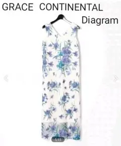 GRACE CONTINENTAL♡リゾートフラワーワンピース