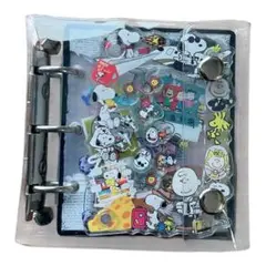 スヌーピー　シャカシャカノート　アクリル　バインダー　シール帳