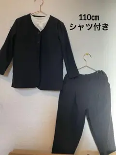 rizière 110サイズ 黒 フォーマル　セットアップ