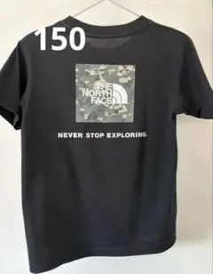 THE NORTH FACE Tシャツ 150 カモフラ ブラック