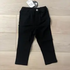 petit main ブラックパンツ 90サイズ　裏起毛