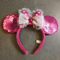 ミニー耳カチューシャ ピンク