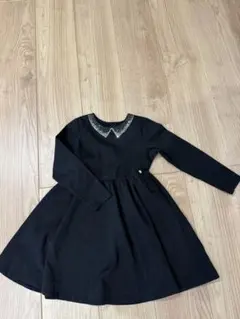 kate spade new yorkブラックワンピース ビジュー付き