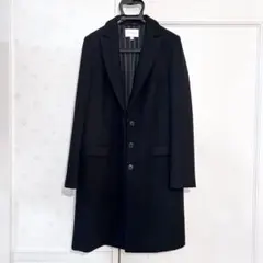 BEAUTY & YOUTH ユナイテッドアローズ ロングチェスターコート黒