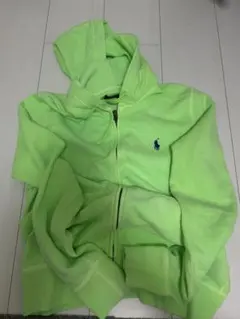 Polo Ralph Lauren 蛍光グリーン フーディ パーカー