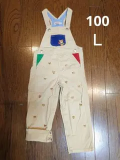 ミキハウス　オーバーオール　100サイズ