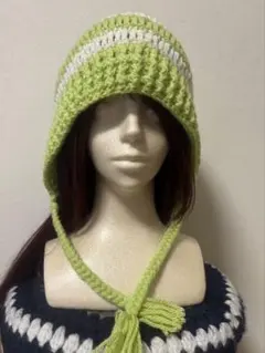 値下げします‼️ ニット帽　ボンネット