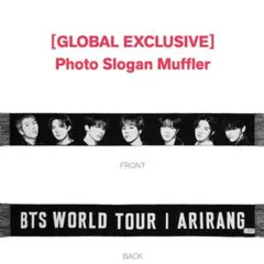 BTS ARIRANG 韓国限定 バンタン アリラン フォトスローガン マフラー
