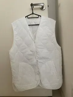 GRL ホワイト キルティングベスト