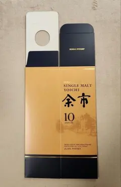 【NIKKAウイスキー 余市１０年】700mlカートンのみ１枚(美品)のサムネイル