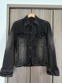 5351 pour les hommes ブラックデニムジャケット