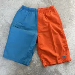 レア！THE NORTH FACE サーフパンツ　ハーフパンツ 青/オレンジ