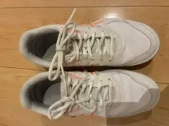 ASICS テニスシューズ ジュニア　ホワイト/オレンジ