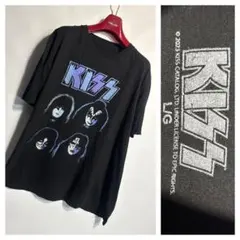 KISS キス　キッス　2023 四人　バンドTシャツ　ロックTシャツ　黒　L