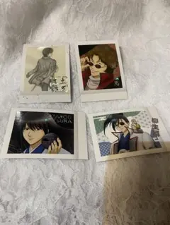 ぱしゃこれ　銀魂展　はたちのつどい カード　プロマイド　原画4枚セット