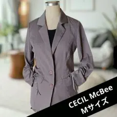 難あり CECIL McBee グレー テーラードジャケット