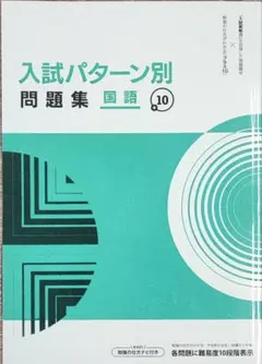 中3　入試パターン別問題集　国語　＋10　中学3年生　高校入試対策　総復習