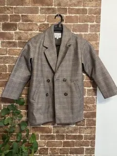 GLOBAL WORK WOOLY TEC チェックコート XL