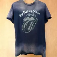激レア ローリングストーンズ スタッズ ダメージTシャツ y2k パンク
